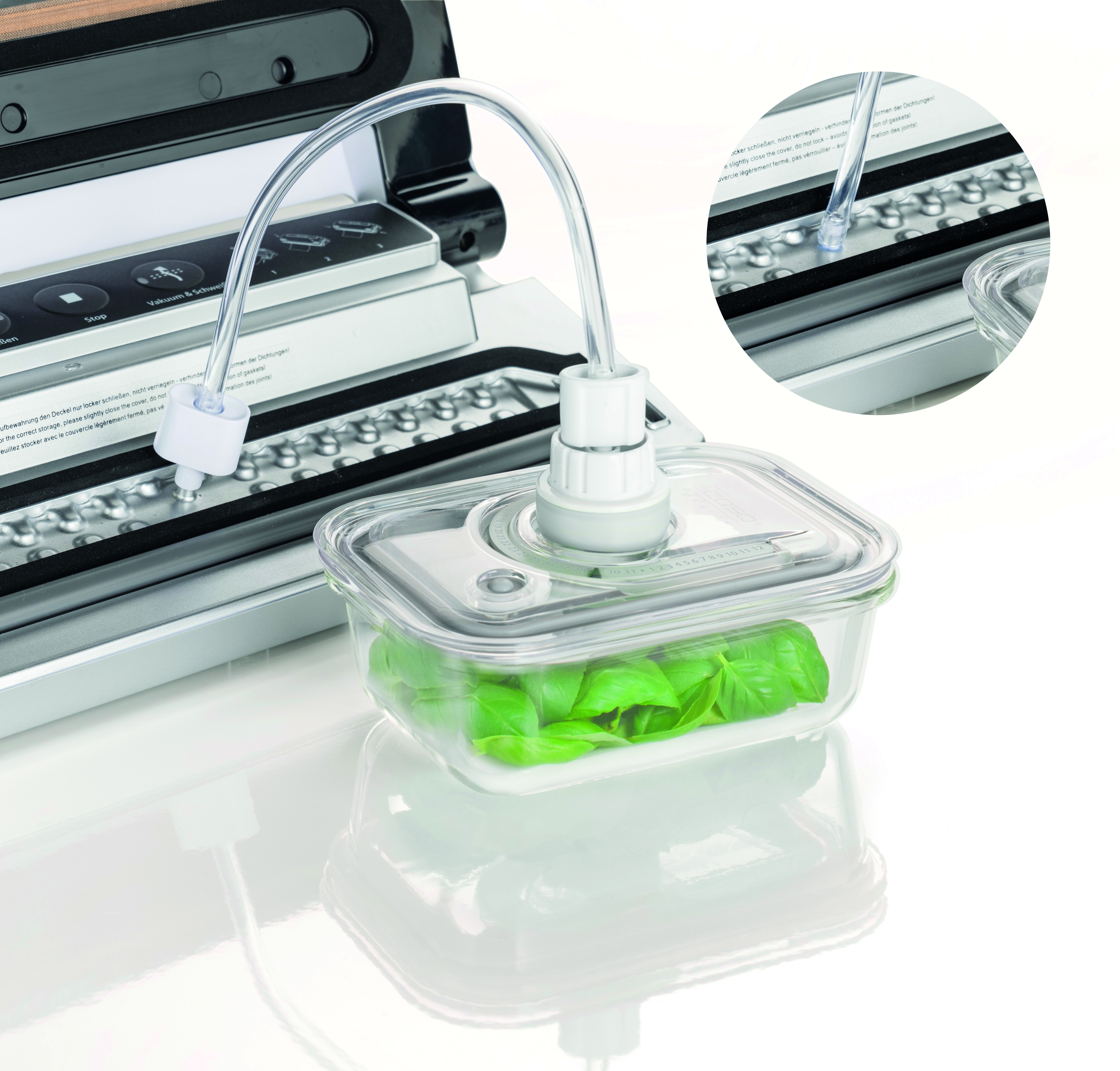 Caso Pumpe og adapter til vakuumbeholder Caso Pumpe og adapter til vakuumbeholder