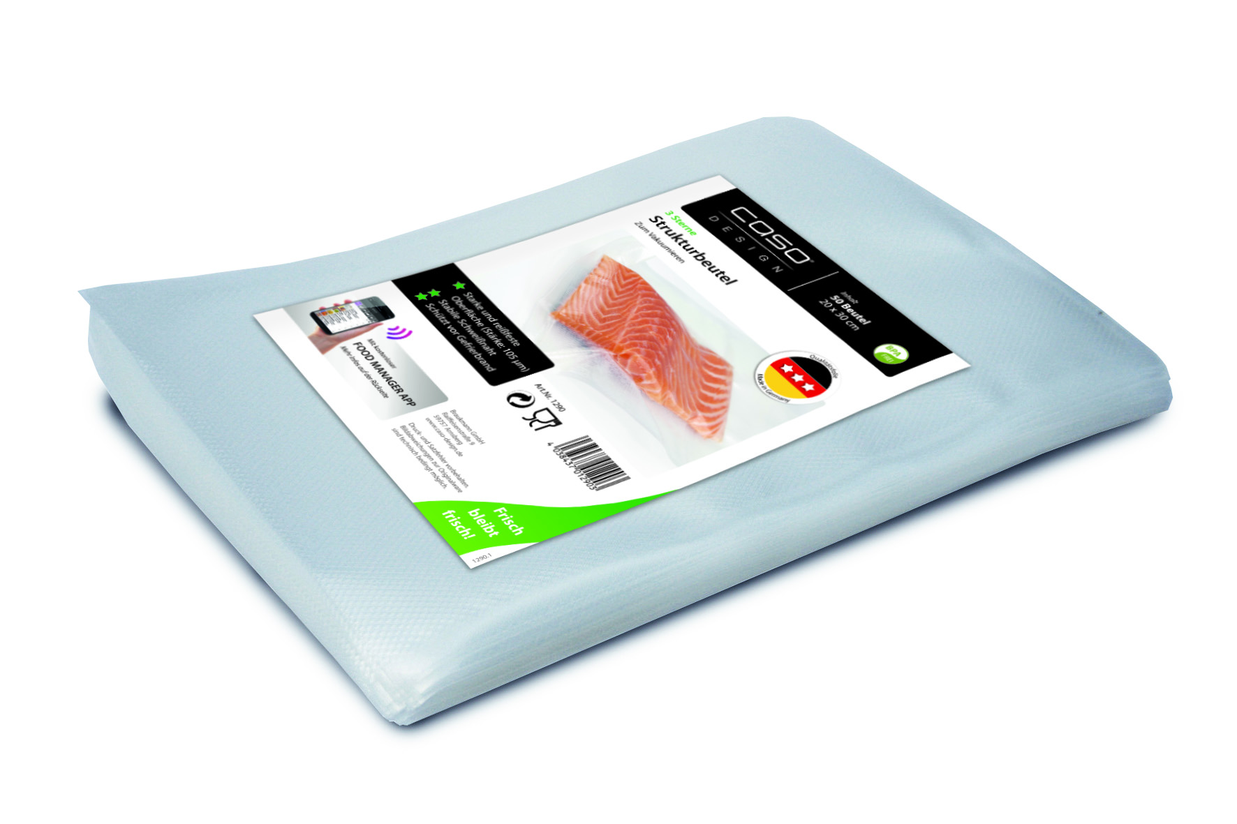 Caso Folieposer 20x30 cm 50Stk - 105 my Caso Folieposer 20x30 cm 50Stk - 105 my