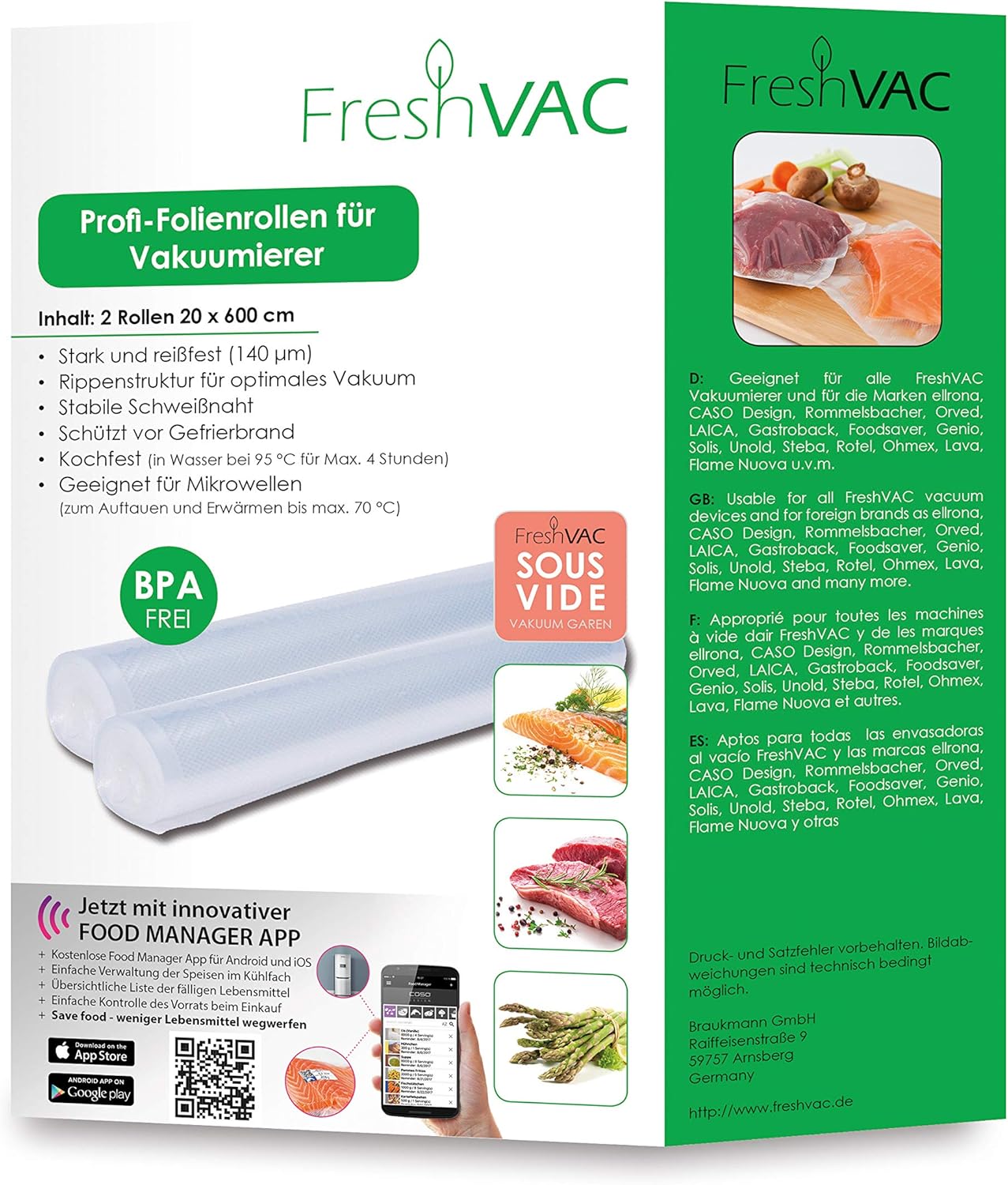 FreshVACpro Profi-folie ruller