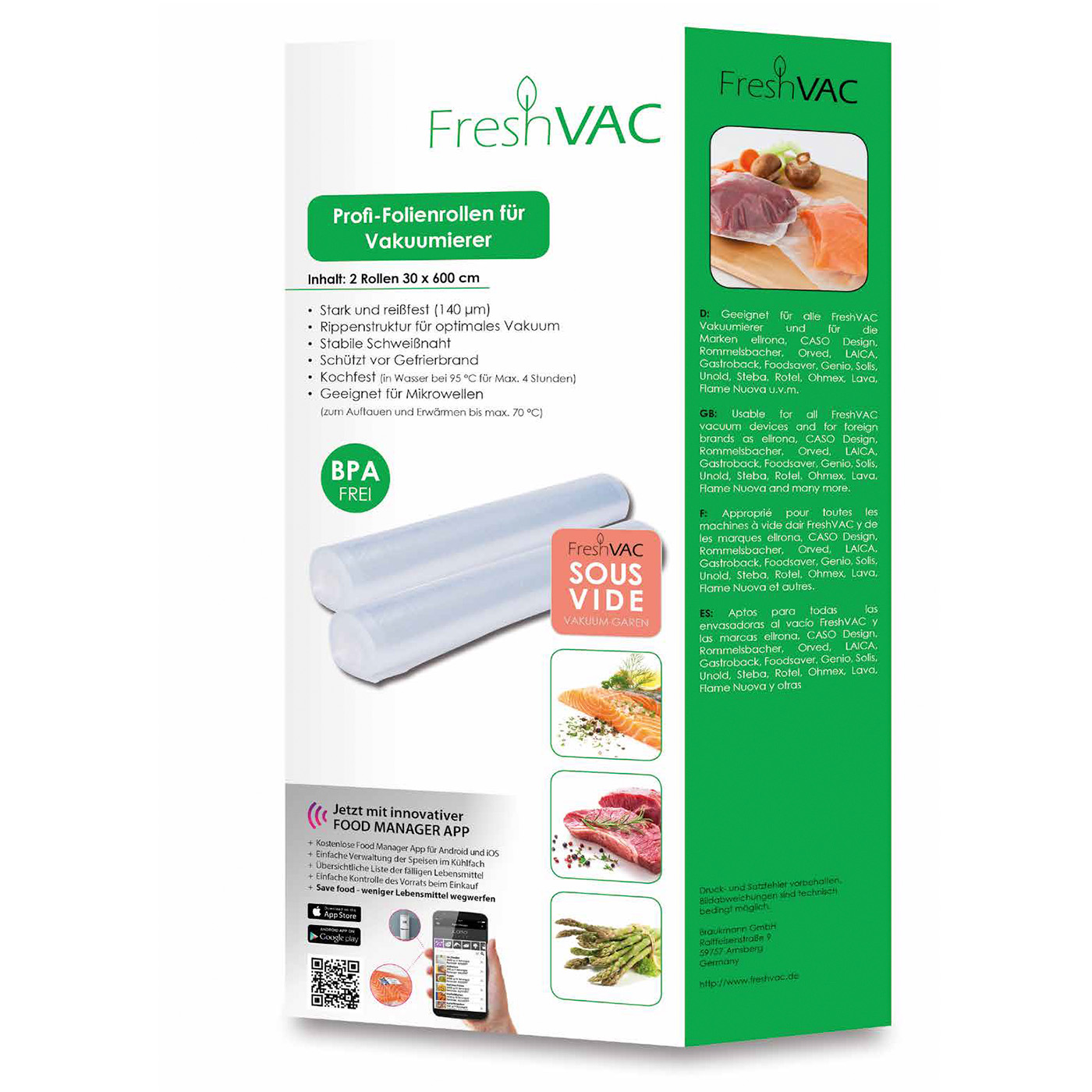 FreshVACpro Profi- folie ruller