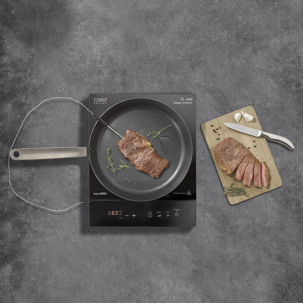 Caso Induktion TC 2400 Thermo Control, Sort Caso Induktion TC 2400 Thermo Control, Sort