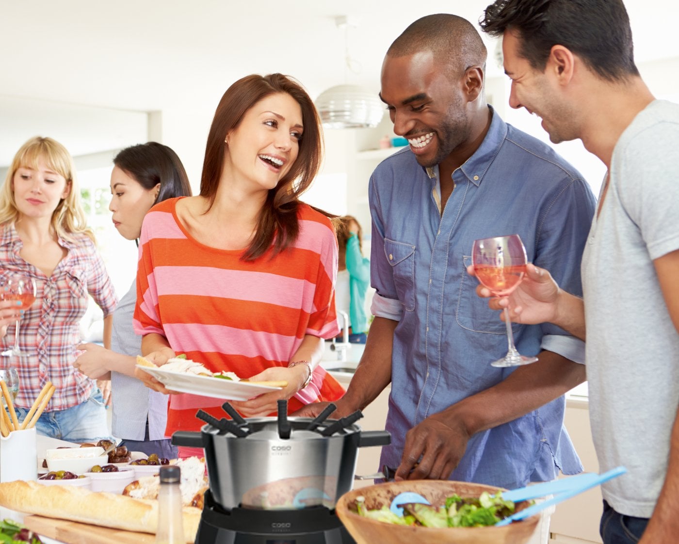 Caso Fondue Induktion m/8 gafler max. 2 L sort Caso Fondue Induktion m/8 gafler max. 2 L sort