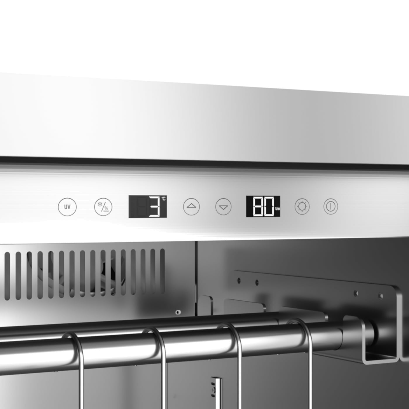 Caso DryAged Master 380 Pro, kødmodningsskab, 380L, Rustfrit stål Caso DryAged Master 380 Pro, kødmodningsskab, 380L, Rustfrit stål