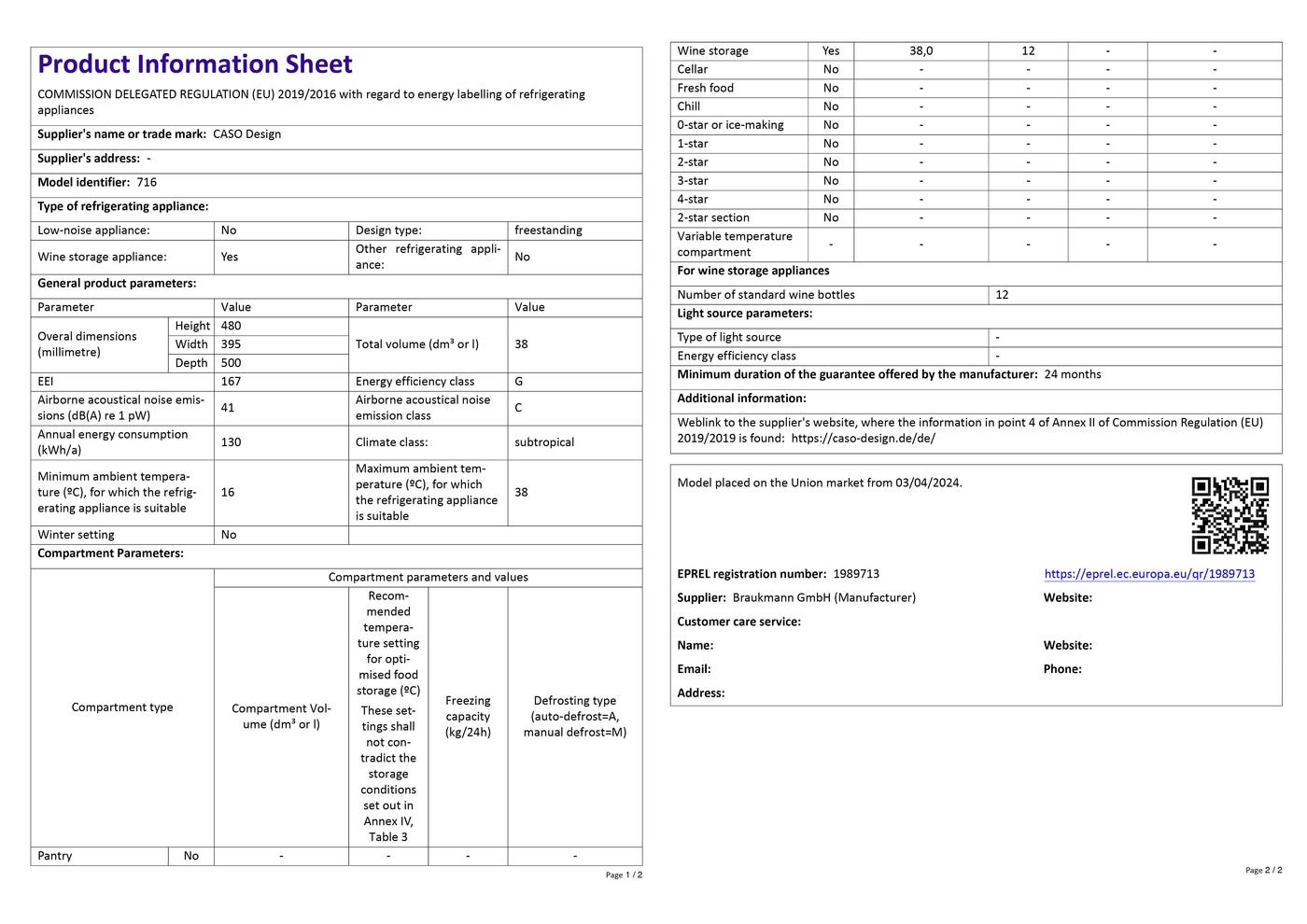 Caso WineExclusive 12