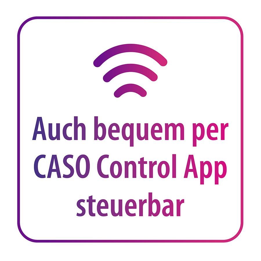 Caso WineComfort 1260 Smart Stål 728