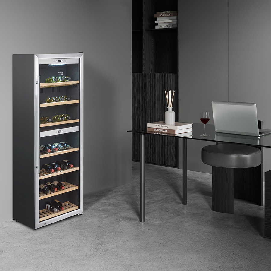 Caso WineComfort 1260 Smart Stål 728