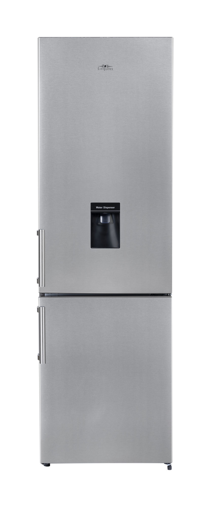 Everglades Køle/Frys sølv m/vanddispenser 198+71 L Everglades Køle/Frys sølv m/vanddispenser 198+71 L