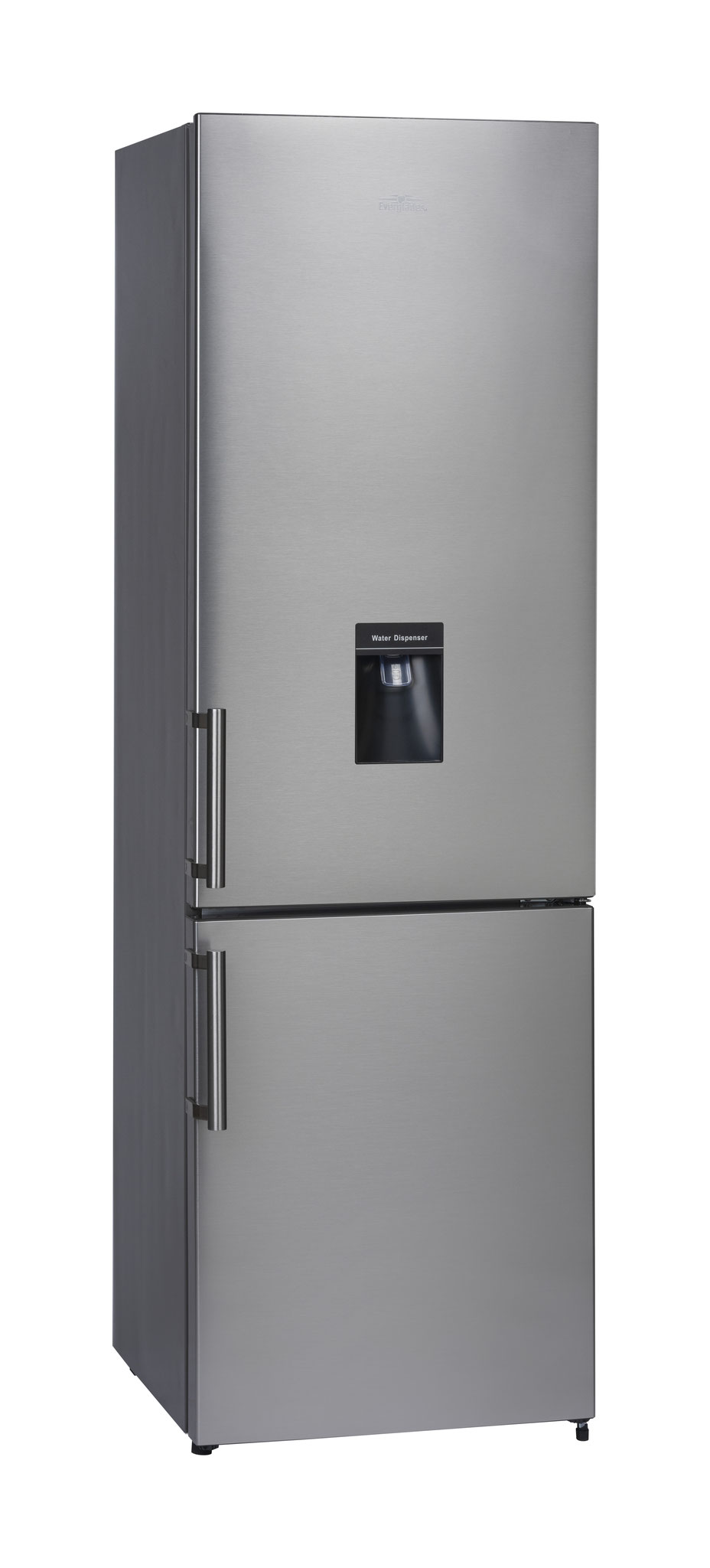 Everglades Køle/Frys sølv m/vanddispenser 198+71 L Everglades Køle/Frys sølv m/vanddispenser 198+71 L