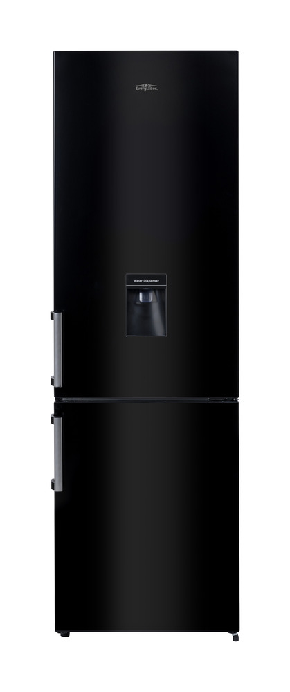 Everglades Køle/Frys sort m/vanddispenser 198+71 L E Everglades Køle/Frys sort m/vanddispenser 198+71 L E