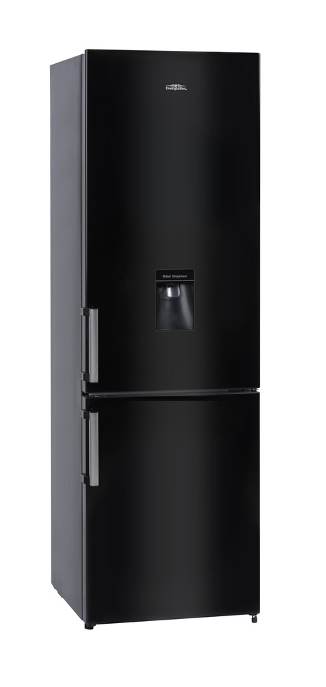 Everglades Køle/Frys sort m/vanddispenser 198+71 L E Everglades Køle/Frys sort m/vanddispenser 198+71 L E