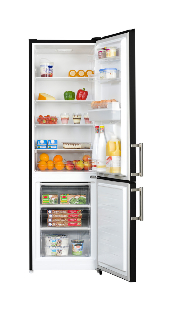 Everglades Køle/Frys sort m/vanddispenser 198+71 L E Everglades Køle/Frys sort m/vanddispenser 198+71 L E