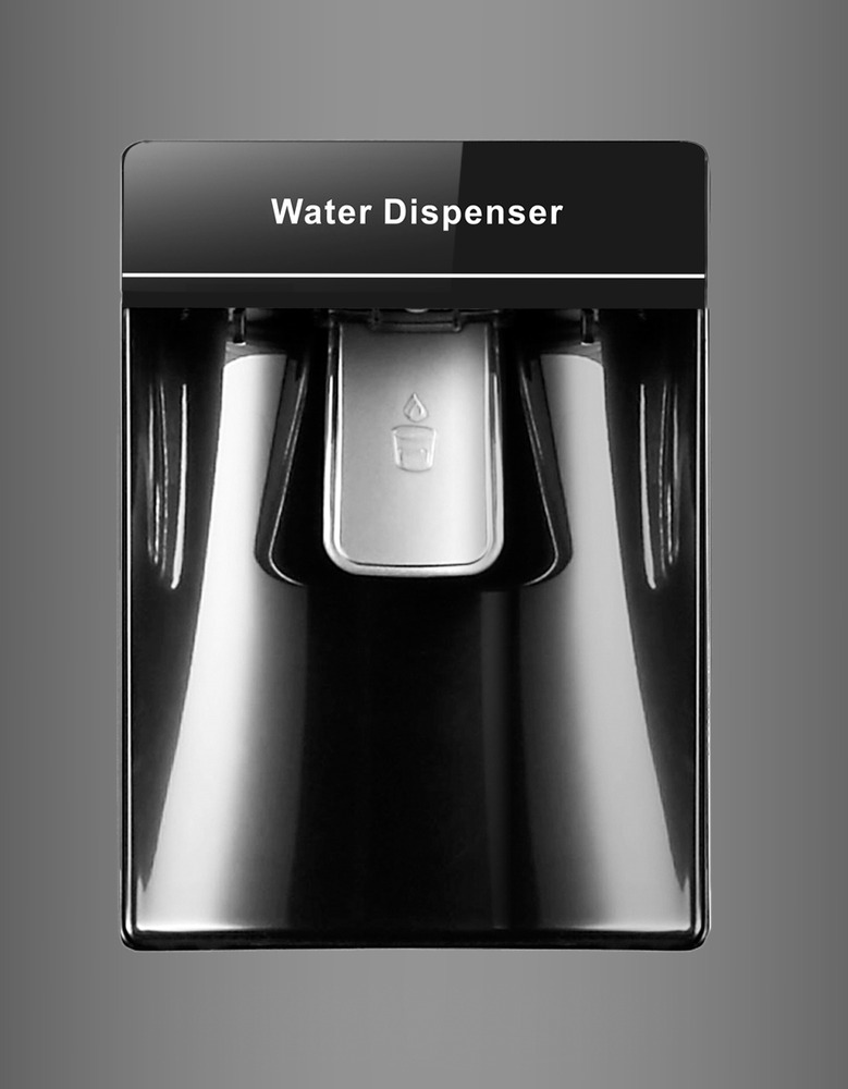 Everglades Køle/Frys sort m/vanddispenser 198+71 L E Everglades Køle/Frys sort m/vanddispenser 198+71 L E