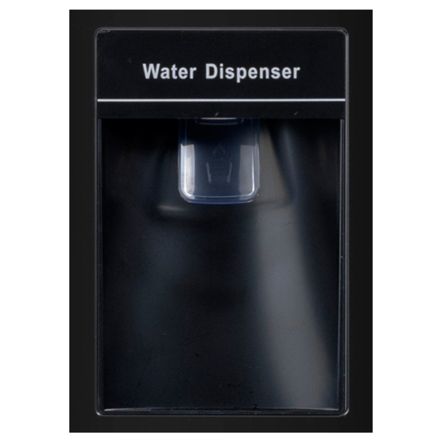 Grand Gourmet Refrigerator Freezer 198 Liter Black Water Dispenser Grand Gourmet Refrigerator Freezer 198 Liter Black Water Dispenser
