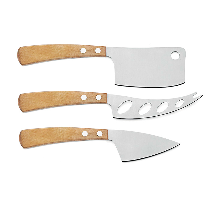 Legnoart CACIO CK100L Osteknivesæt m. 3 dele, lyst træ Legnoart CACIO CK100L Osteknivesæt m. 3 dele, lyst træ