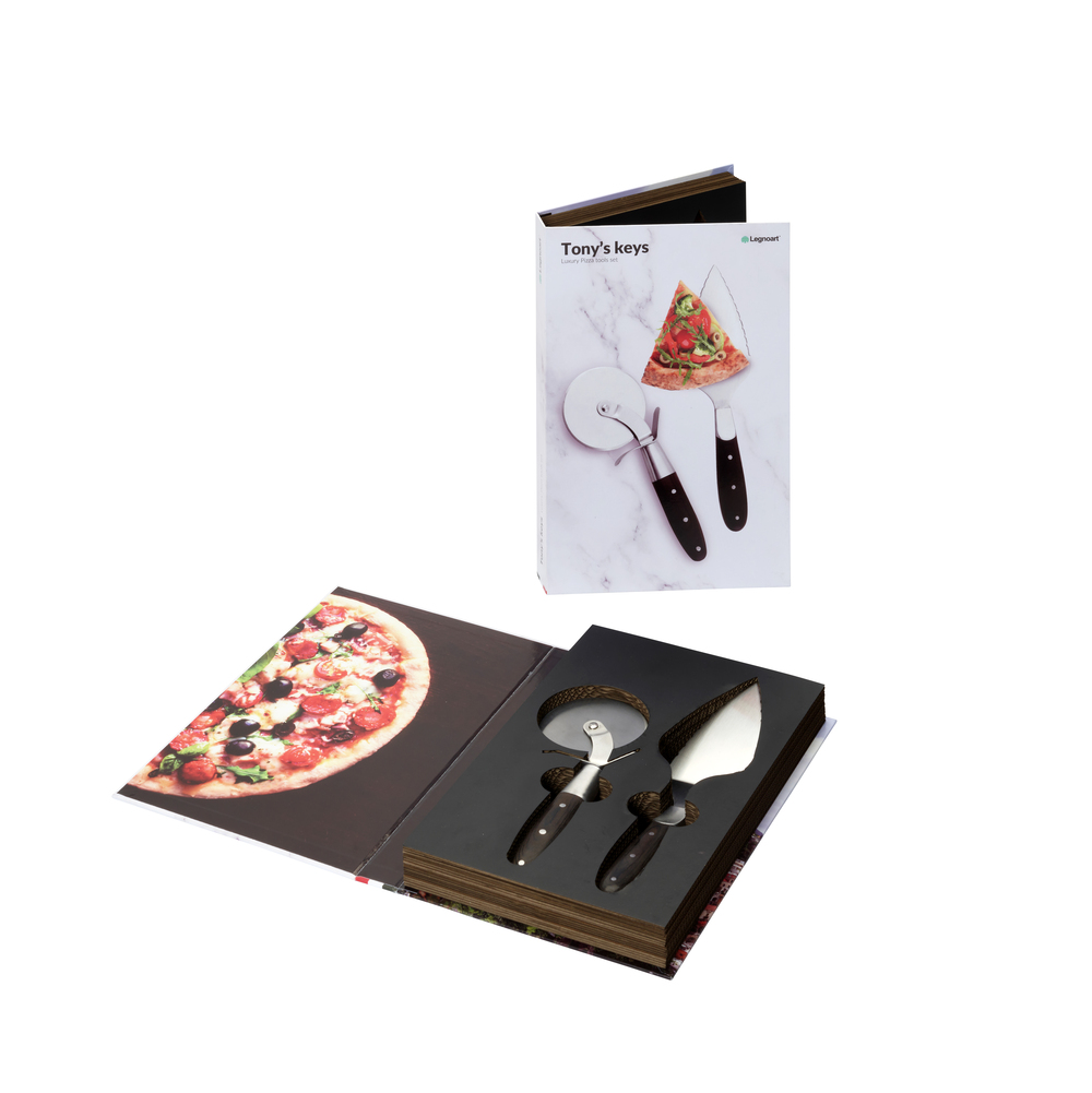 Legnoart TONY'S KEYS PS1, Pizza serveringssæt Legnoart TONY'S KEYS PS1, Pizza serveringssæt
