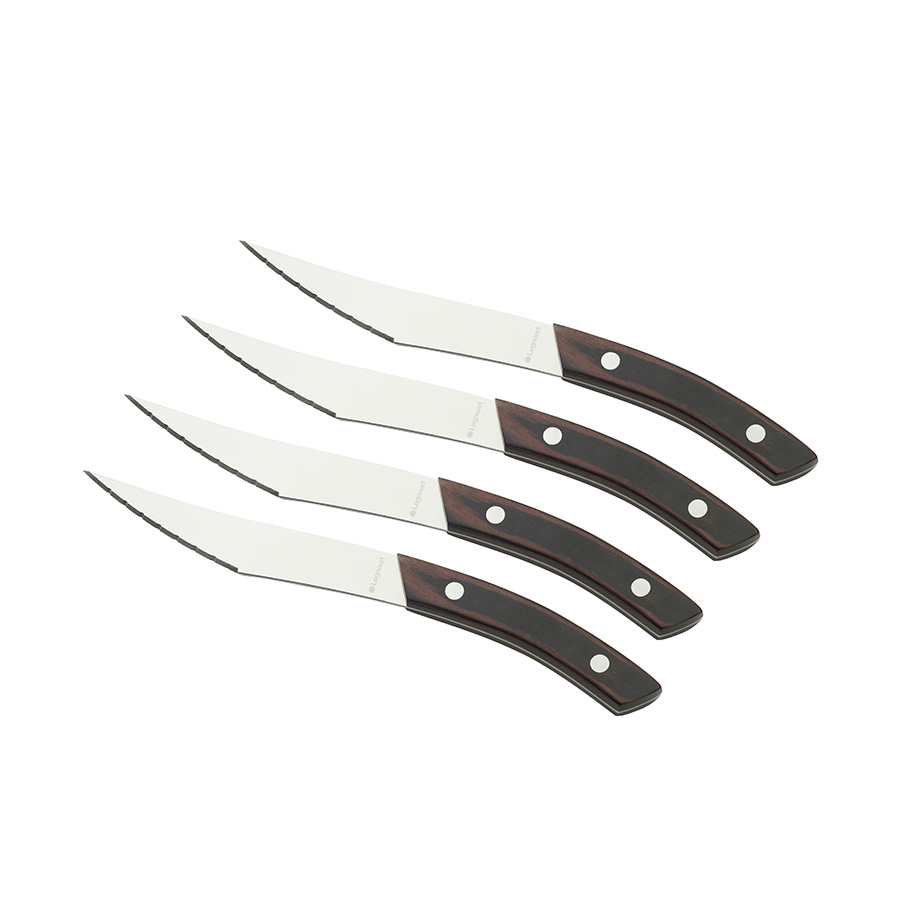 Legnoart NAPOLI PSK4A Pizza og steakknive sæt 4 stk. mørkt håndtag Legnoart NAPOLI PSK4A Pizza og steakknive sæt 4 stk. mørkt håndtag
