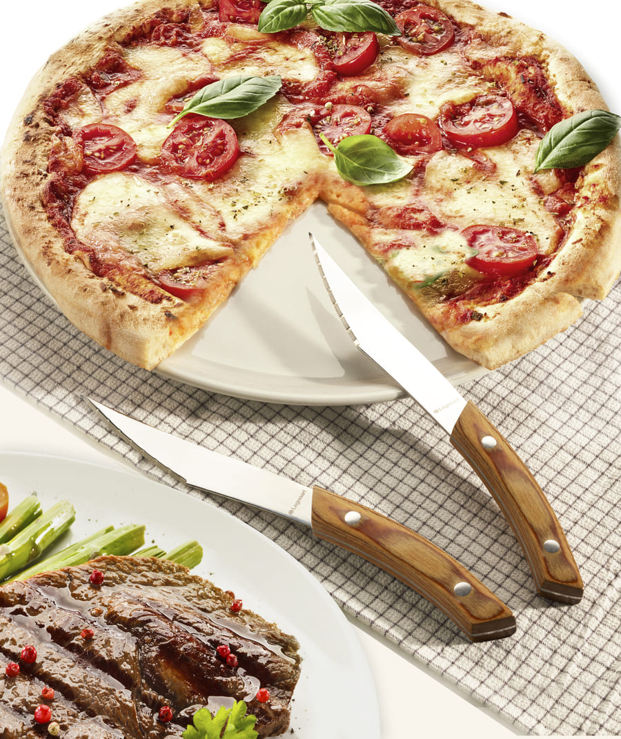 Legnoart NAPOLI PSK4B Pizza og steakknive knive sæt 4stk. lyst håndtag Legnoart NAPOLI PSK4B Pizza og steakknive knive sæt 4stk. lyst håndtag