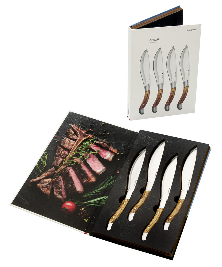 Legnoart ANGUS SK20 Steakknive Lyst Træ  Legnoart ANGUS SK20 Steakknive Lyst Træ