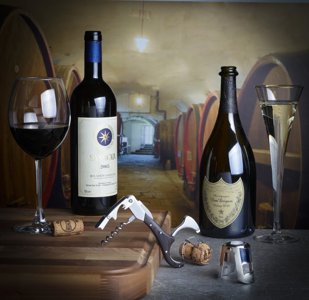 Legnoart WINE KEYS WF6 4 i 1 proptrækker, champagne Legnoart WINE KEYS WF6 4 i 1 proptrækker, champagne