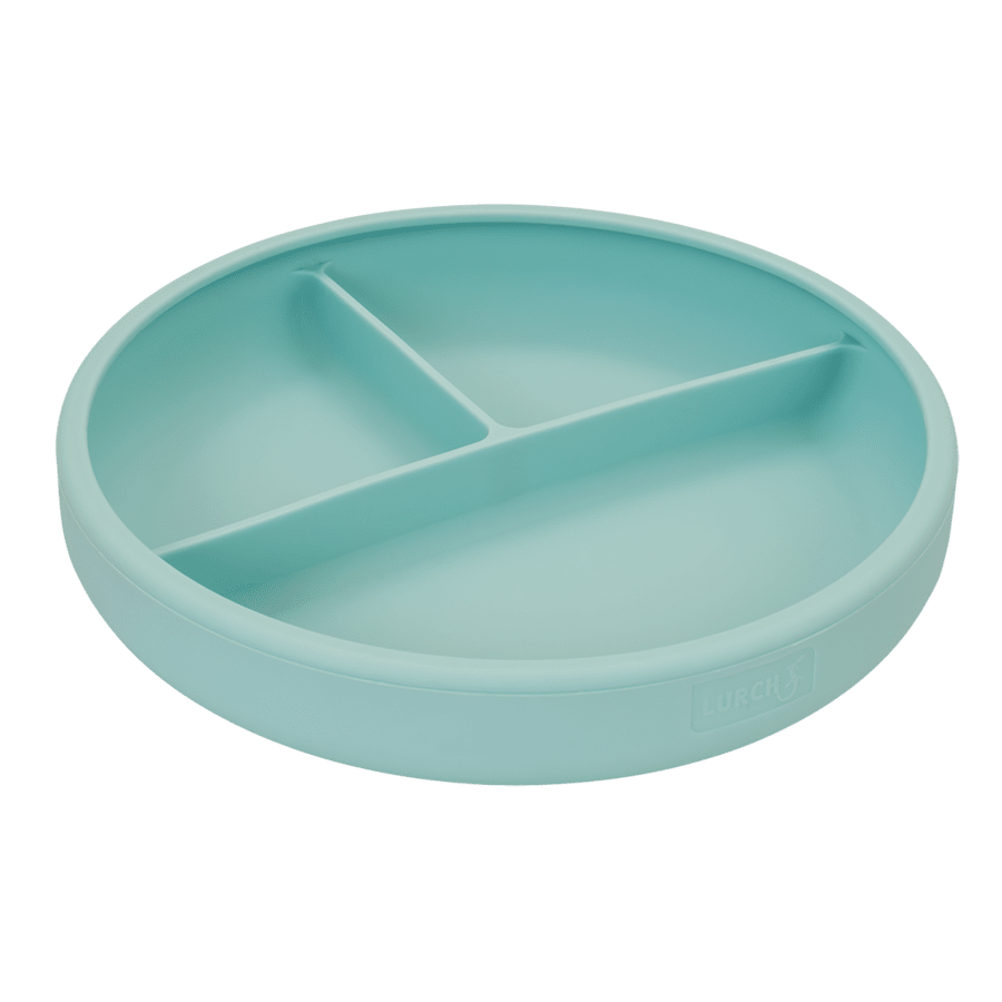 Little Lurch Tallerken i silikone, mintgrøn Little Lurch Tallerken i silikone, mintgrøn
