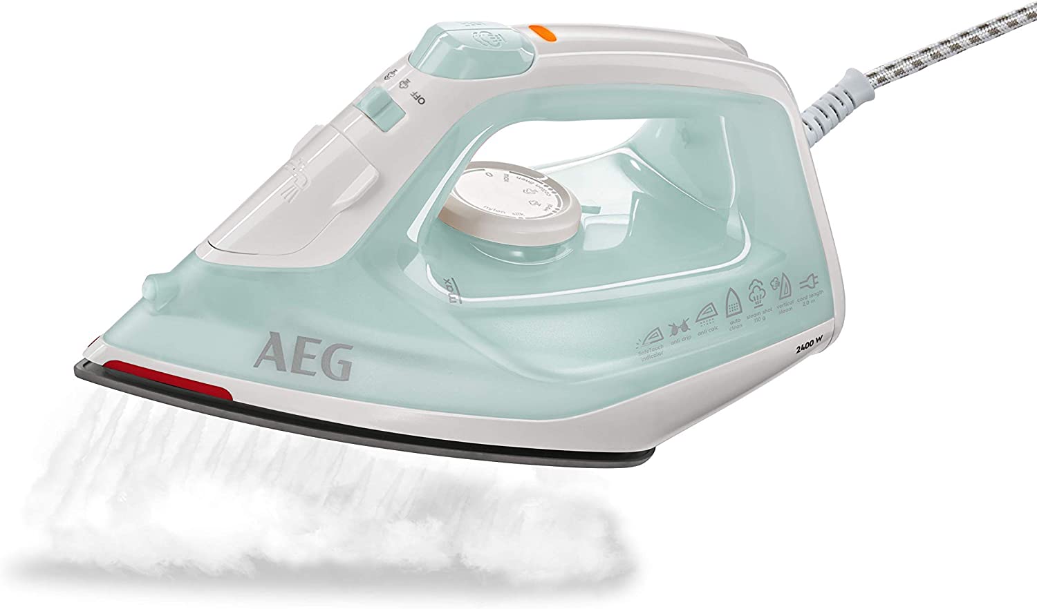 AEG Dampstrygejern 2400 W grøn/hvid AEG Dampstrygejern 2400 W grøn/hvid