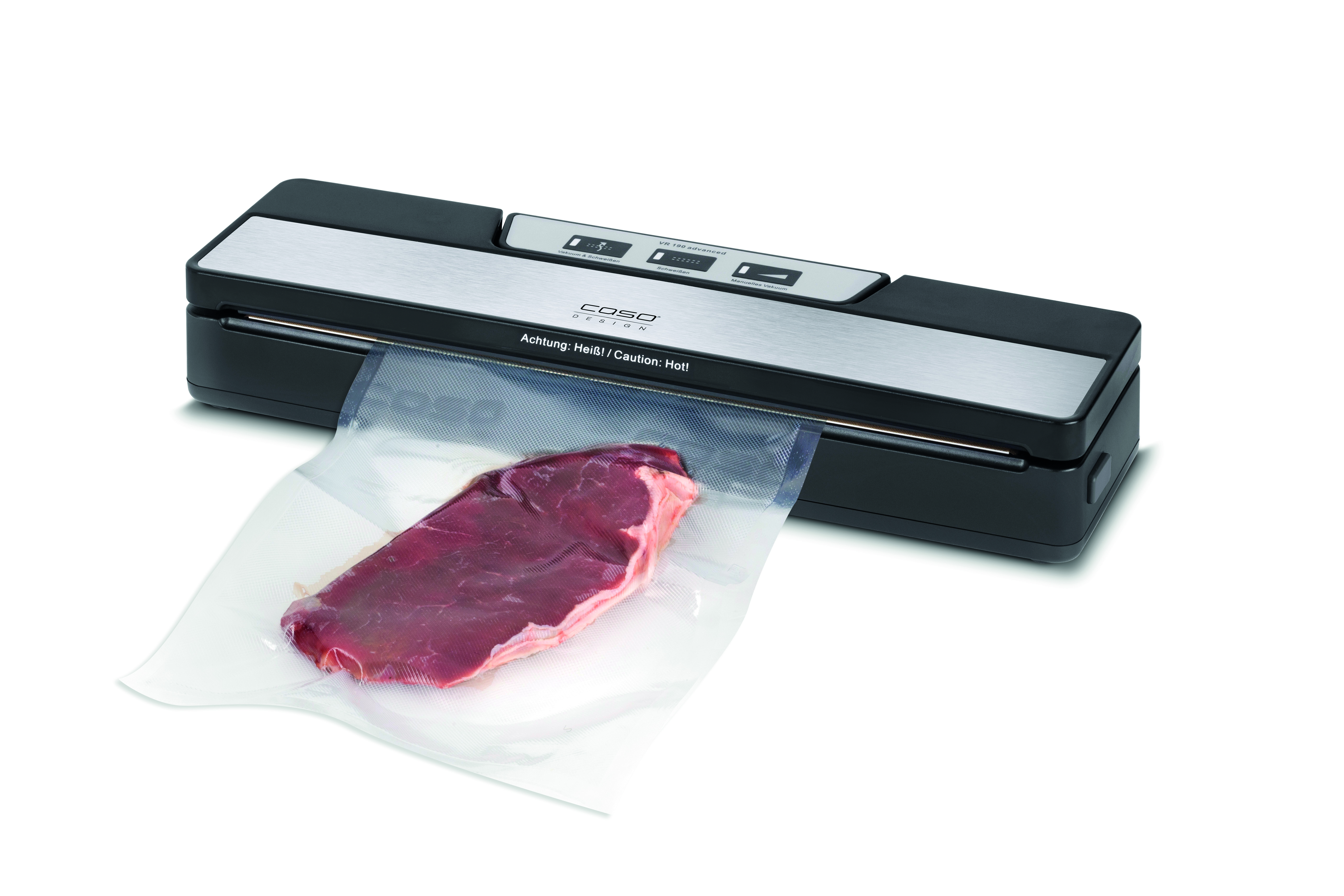 Caso vakuumpakker VR190 0.5 bar  9L/min Caso vakuumpakker VR190 0.5 bar  9L/min